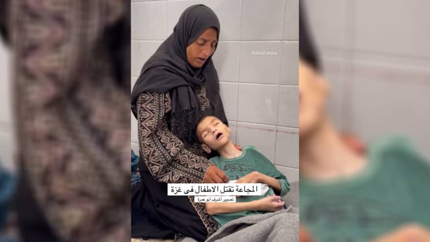 Gazze'de bir çocuk açlıktan öldü