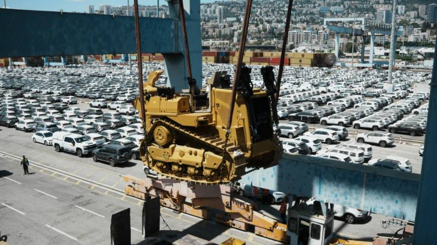 ABD İsrail'e Gazze'yi yıkması için onlarca buldozer gönderdi