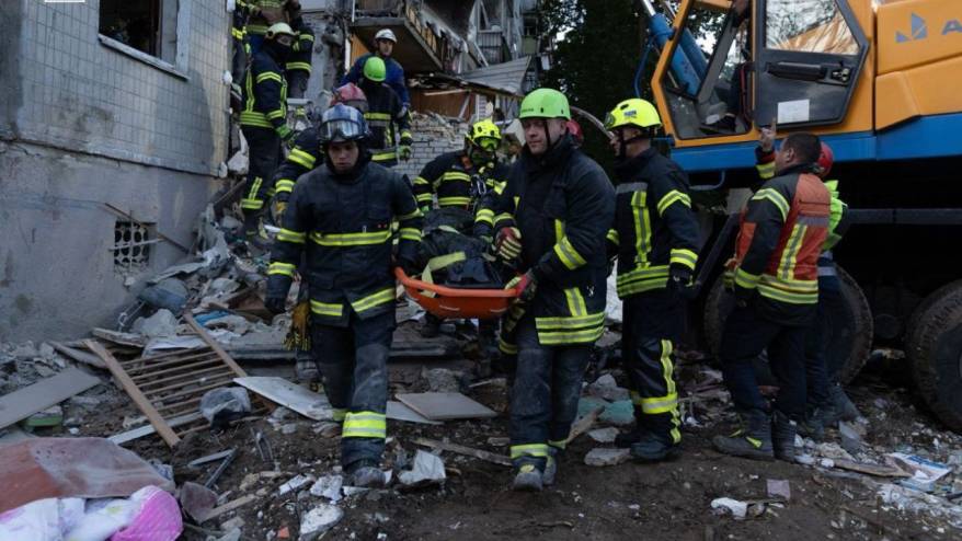 Kiev'e yönelik Rus saldırısında 26 kişi öldü