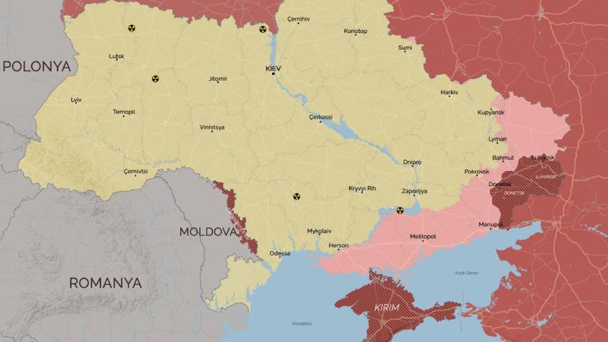 Rusya'nın Ukrayna işgalinde son durum haritası