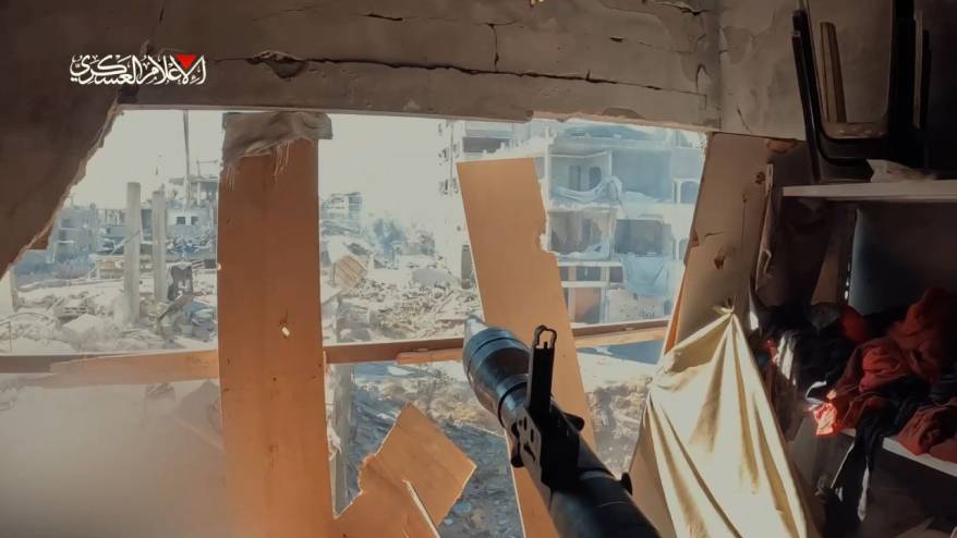 Kassam Tugayları Gazze kent merkezine saldıran İsrail ordusunu hedef alıyor