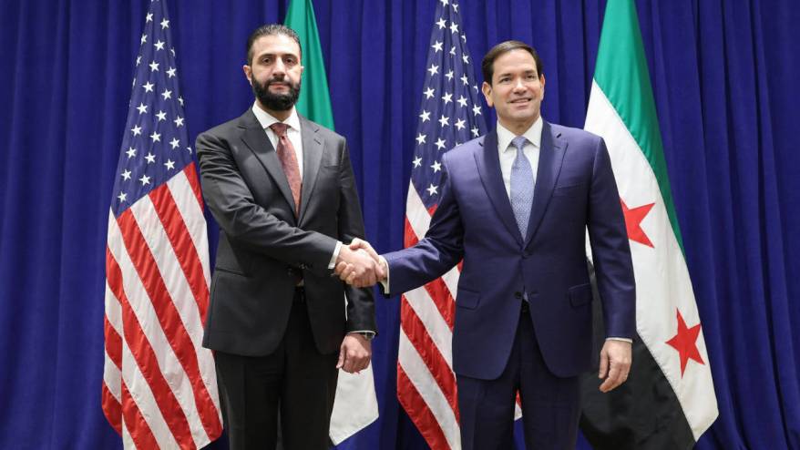 Suriye lideri Şara New York'ta ABD Dışişleri Bakanı ile görüştü