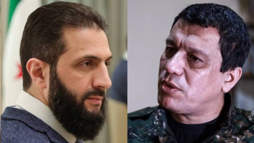 Şam'da kritik görüşme: Ahmed Şara ile Mazlum Abdi bir araya geldi