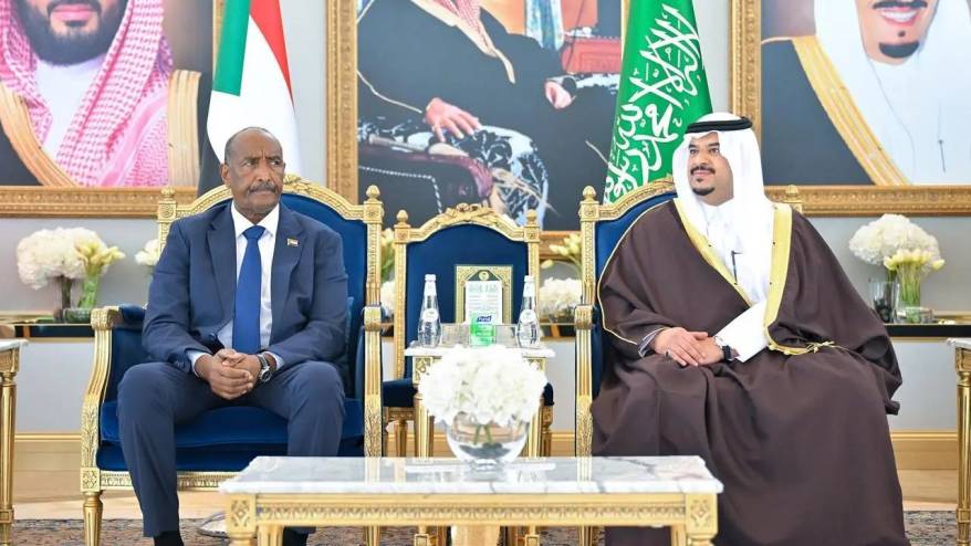 Sudan ordu komutanı Burhan Suudi Arabistan'da