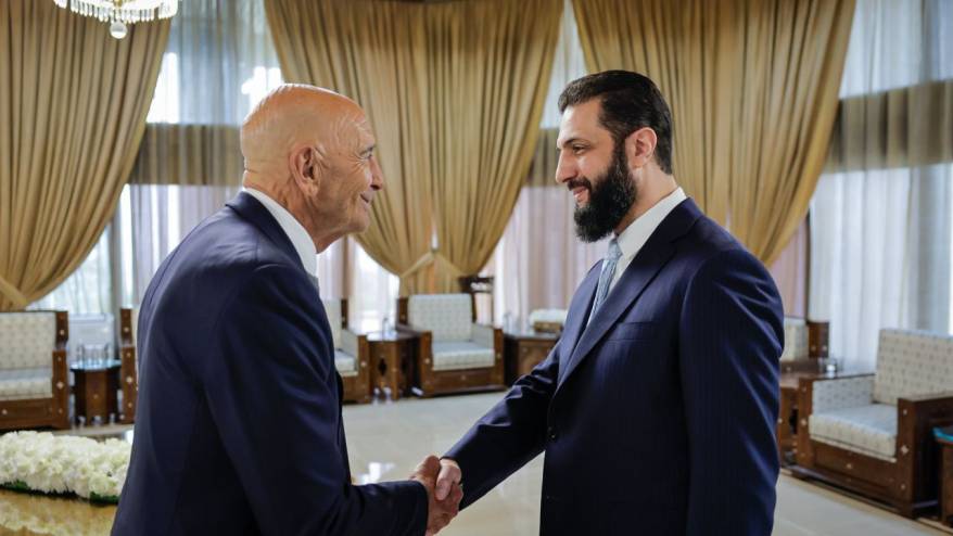 Ahmed Şara ile Tom Barrack Suriye'de son durumu görüştü