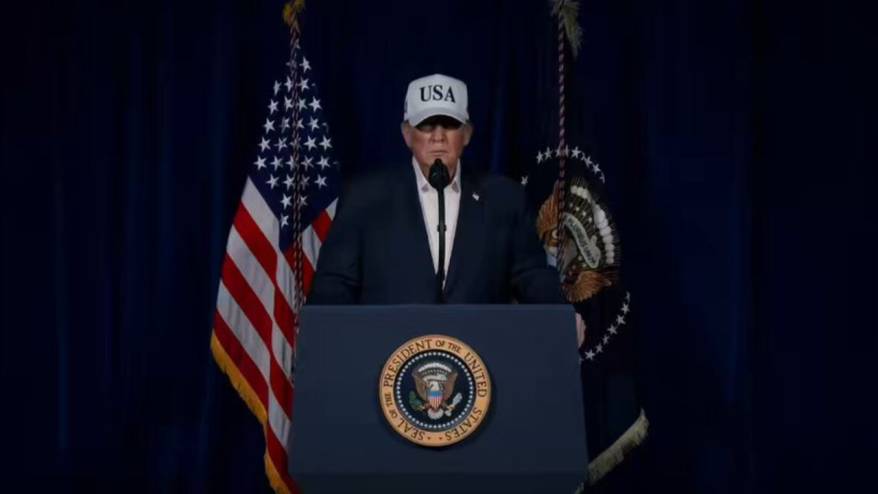 Trump İran'a yönelik savaş ilanında neler söyledi?