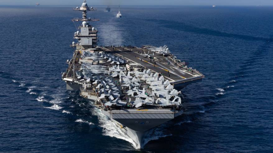 İran savaşından çekilmişti: ABD'nin dev uçak gemisi yeniden göreve döndü