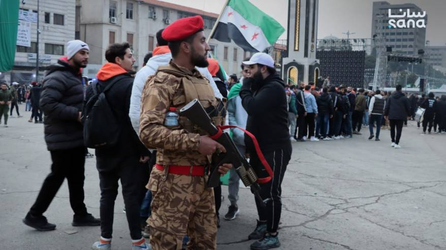 Suriye'de Esed sonrası ilk gösteri düzenlemesi