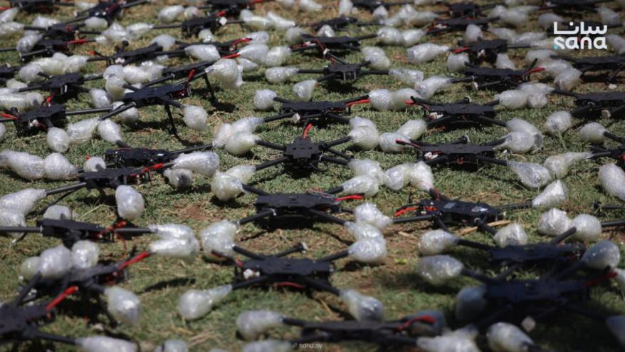 Suriye İçişleri: Hizbullah'a gönderilmek istenen çok sayıda İHA ele geçirildi