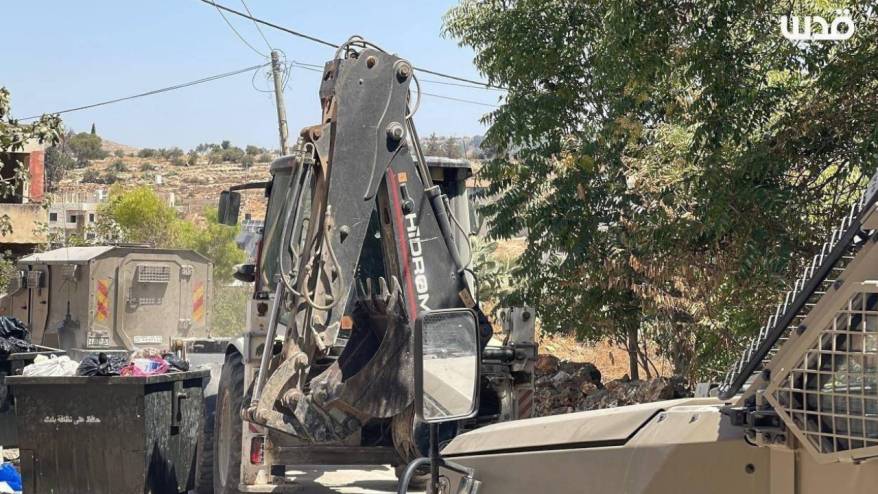 İsrail'in Batı Şeria yıkımlarında Türkiye üretimi Hidromek iş makineleri görüntülendi