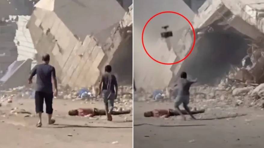 Gazze'de yaralıya yardım etmeye çalışan 15 yaşındaki çocuk İsrail tarafından katledildi